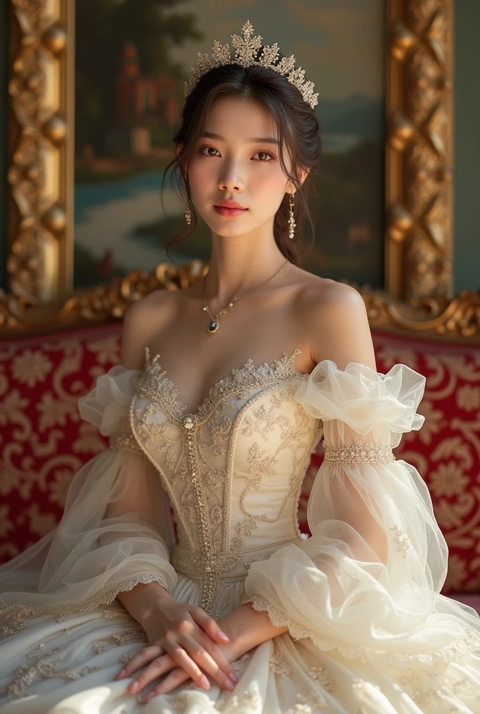 Wonyoung dressed as a princess