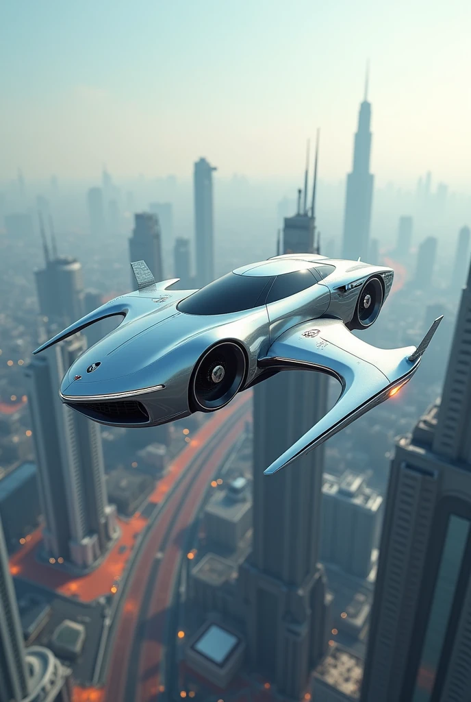 Flying modern car