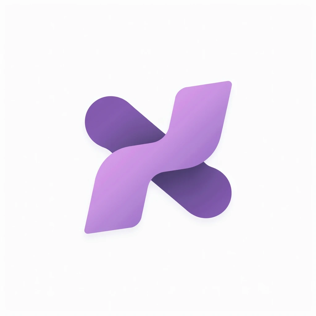 Generate a logo for me for my educational tech brand NH make the logo it unique and Fun and appealing and colour palette is purple and white 