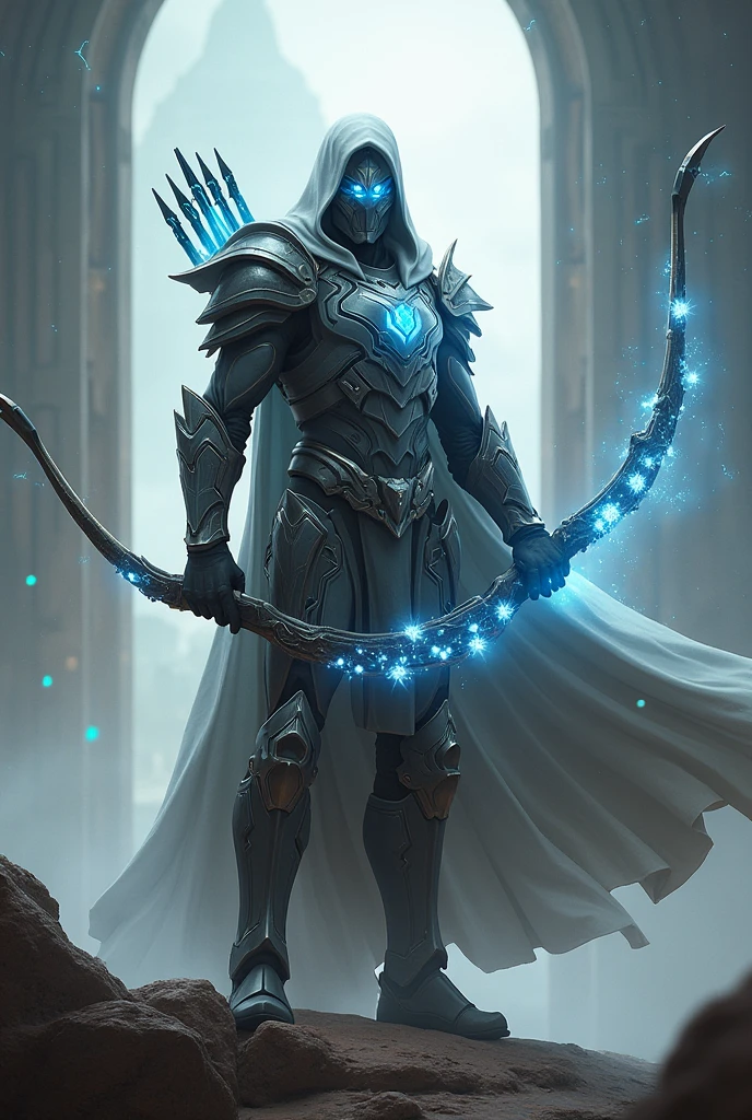 Destiny 2 hunter with rays holding a bow