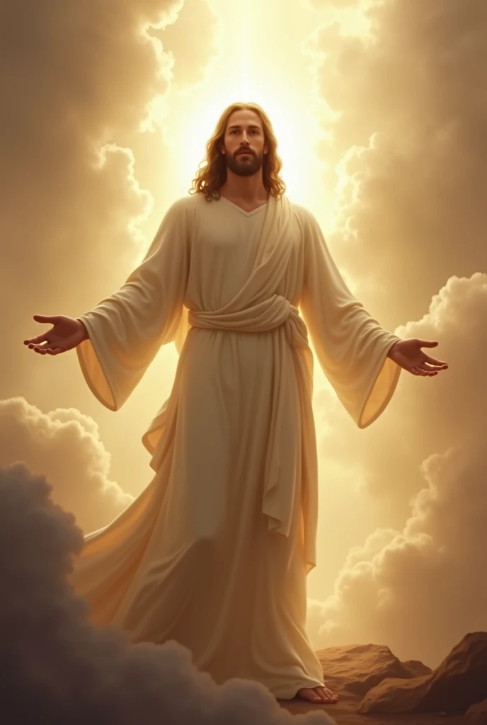 Jesus Christ I am the light of the world, Peace, health and salvation 