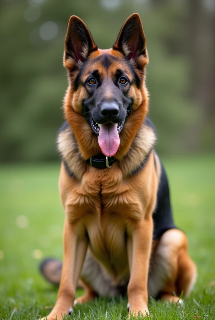 breed a German shepherd with his penis showing