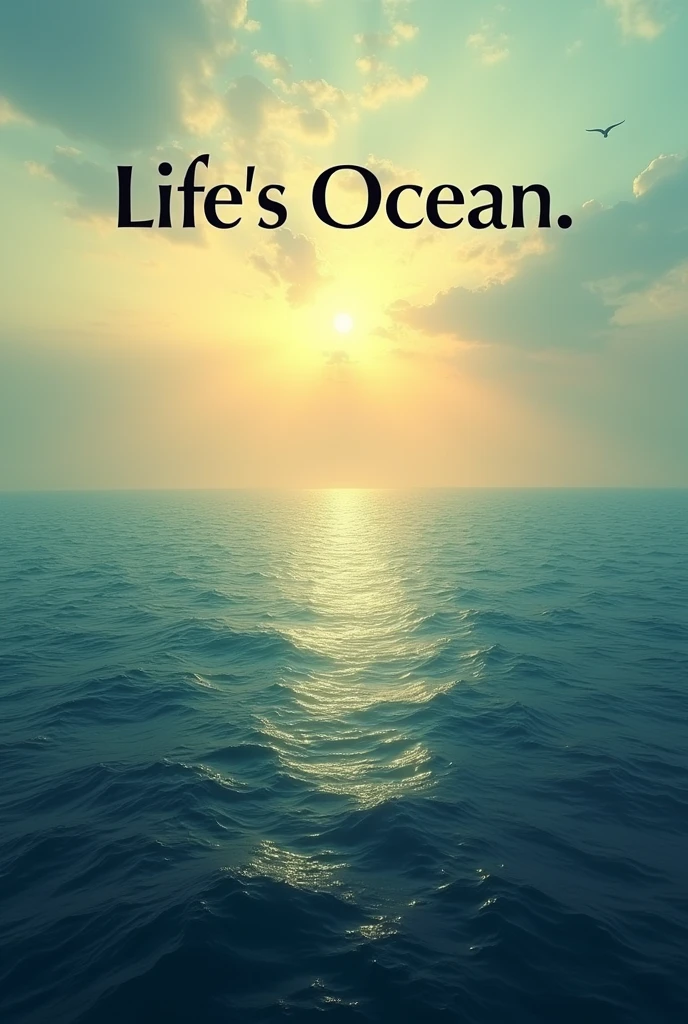 sea picture on top written will be জীবন সমুদ্র
