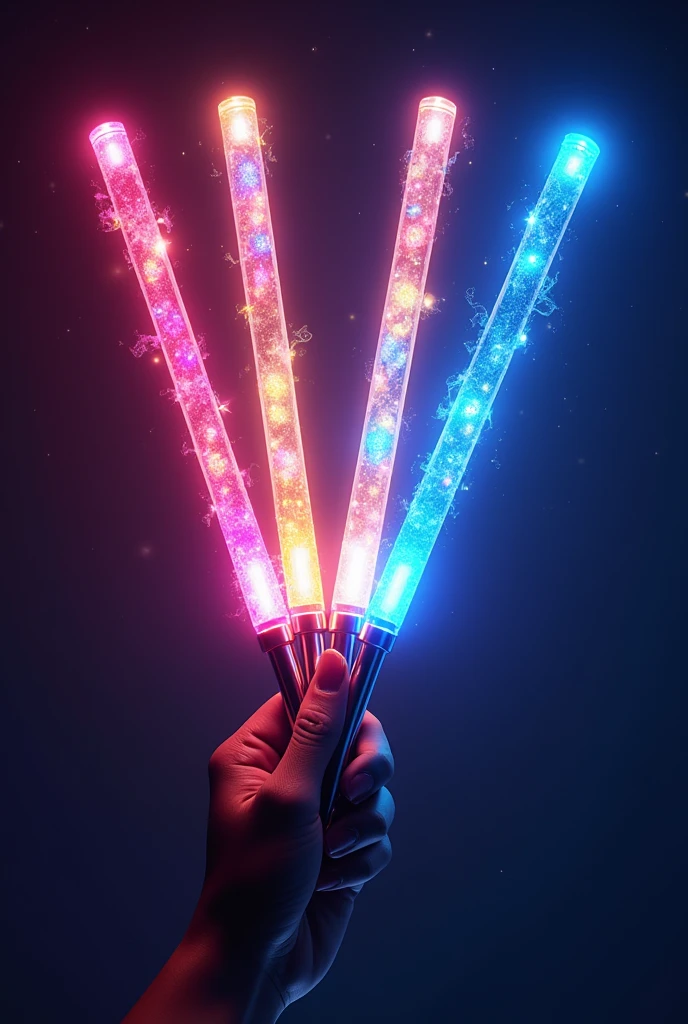Un lightsticks para un grupo de kpop llama NovaGleam