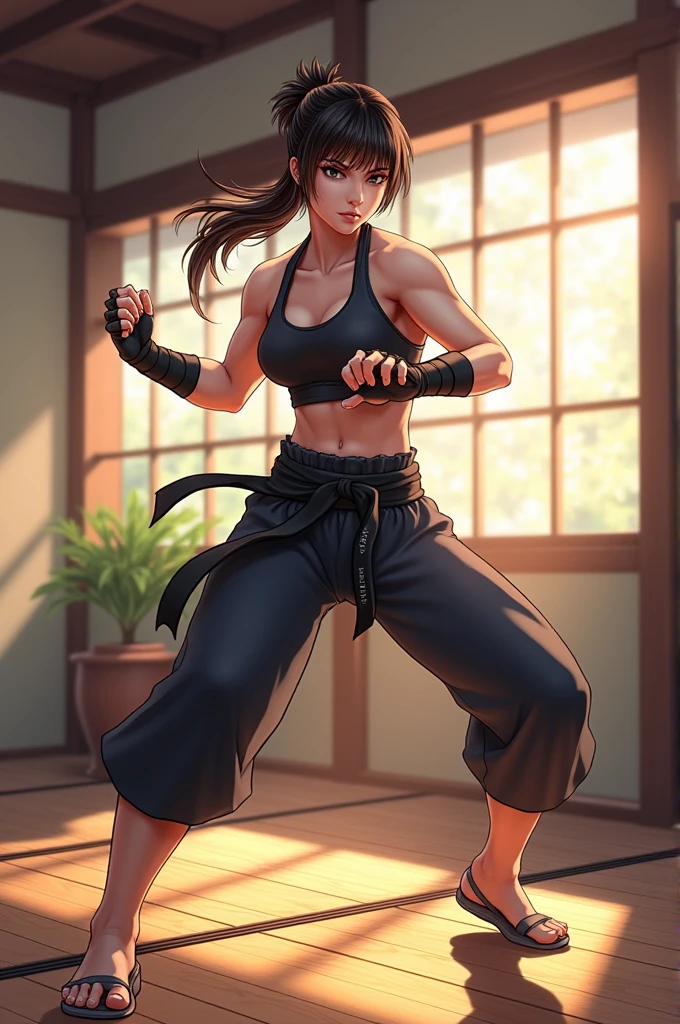 Create an image of Jun from Tekken 8