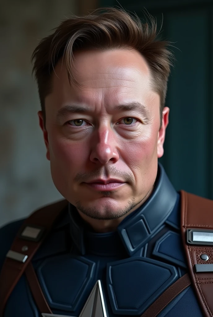 (CRU photo:1.2), (photorrealistic:1.4), Elon Musk wearing Captain America outfit, nor the mask, very detailed eyes and face, beautiful detailed eyes, whole body, 4k resolution, high quality model, high détail, High definition, light on the face, cinematic lighting put a finger inside his right nostril looking for a booger