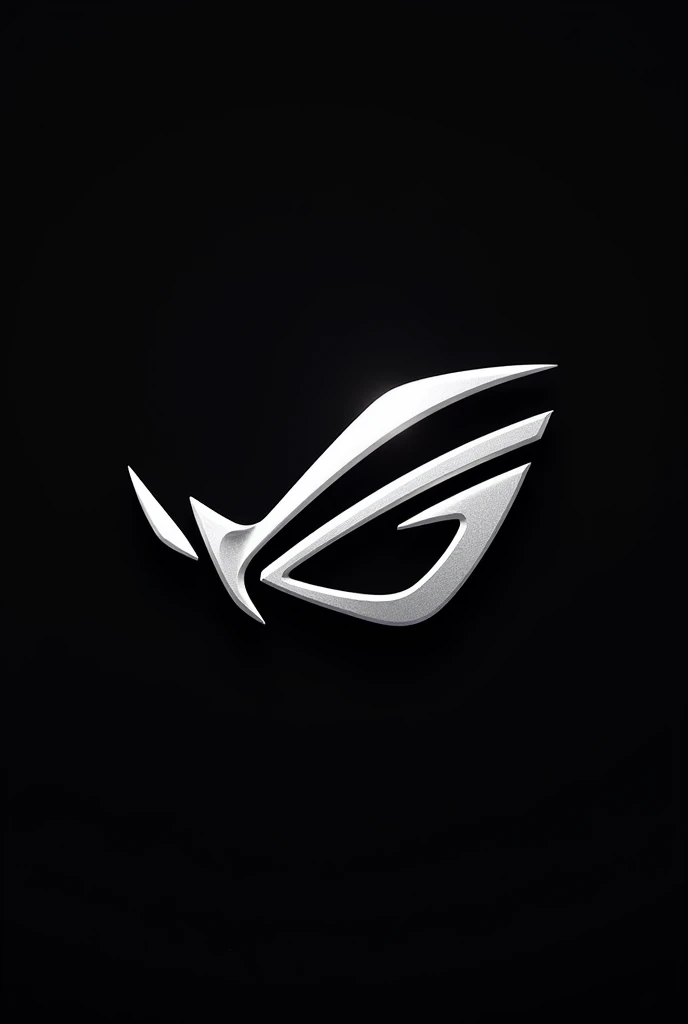 on a black background make a merge only of the mi logo and the rog phone, both together without cellphones around 