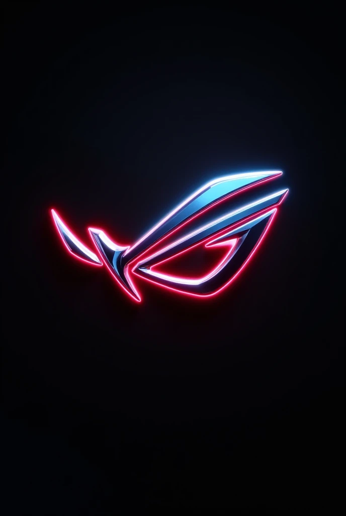 Create a merge with the Mi and ROG Phone logos on a black background.
