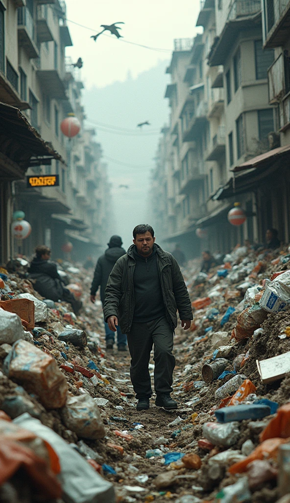 Pollution, people suffering, an absurd amount of garbage everywhere