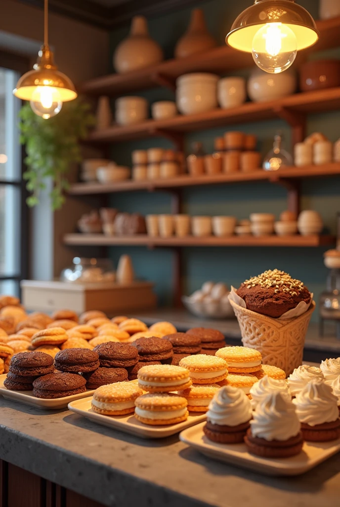 Pedacinho de Céu confectionery, alfajor and truffle cone