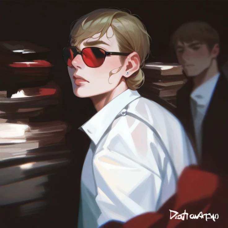 Kim Taehyung from the South Korean group BTS, blonde haired taehyung