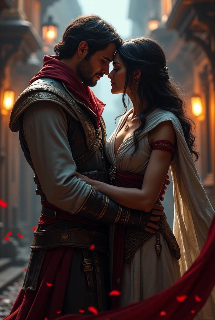 Sexy gay Assassin's creed, Ezio Auditore da Firenze kissing Altaïr Ibn-La’Ahad