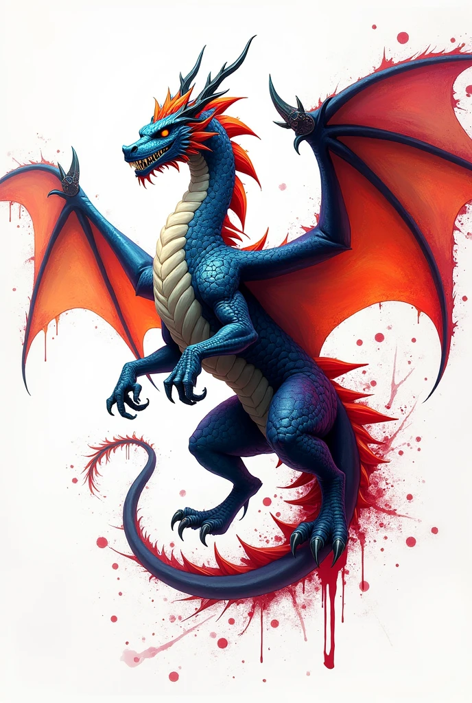 Splash Art, Dragon,dragon, ((White Background)), Sharp Eye, Magnificent Instagram, Art Station, Colorful paint splash style, Contour, Very detailed , Unreal Engine, Fantasy, Intricate details, Splash screen, Complementary Color, Fantasy Concept Art, 8k resolution, deviantart masterpiece, oil, Intense Strokes, Paint drips, Splash Art