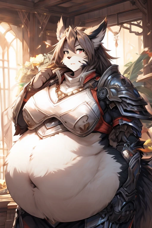 Twokinds mega obese basitin black fur heavy armor helldivers