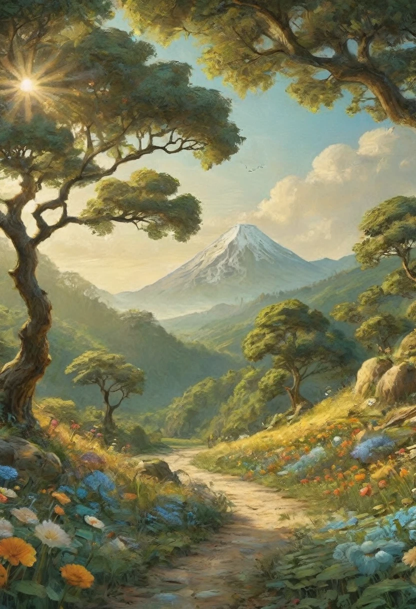(Evolution of life)、Fibonacci、the golden ratio、melted wax、Visible brush strokes、3D tessellation wireframe、neural graphic、neurons、The Tree of Life、Farbe、tenderness、passion、The ultra -The high-definition、8K UHD、masterpiece