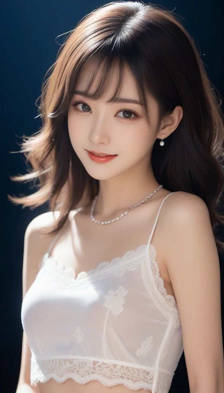 Casual pose, (extremely delicate and beautiful work), (masterpiece), 1girl, girl in white dress, high detail, waist leakage, ponytail twist, feminine expression, clear and beautiful eyes, turquoise pupils, delicate necklace, delicate earrings, fairy ears, simple bokeh background, extreme detail description, absolutely beautiful and charming, super fine painting, delicate face, delicate body, delicate collarbone, cute lips, big breasts, bikini, beautiful breasts, soft back, mix4, (8k, RAW photo, best quality, masterpiece: 1.2), (fidelity, fidelity: 1.37), 1girl, cute, cityscape, night, rain, wet, professional lighting, photon mapping, radiosity, physically-based rendering,