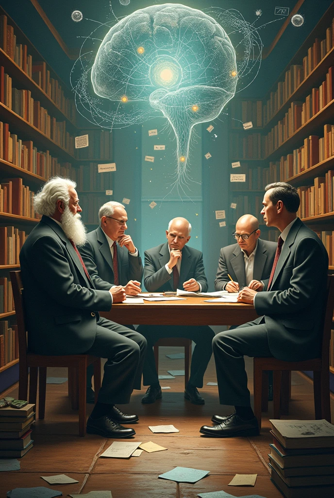 Create an image related to the types of information in the field of psychology.
