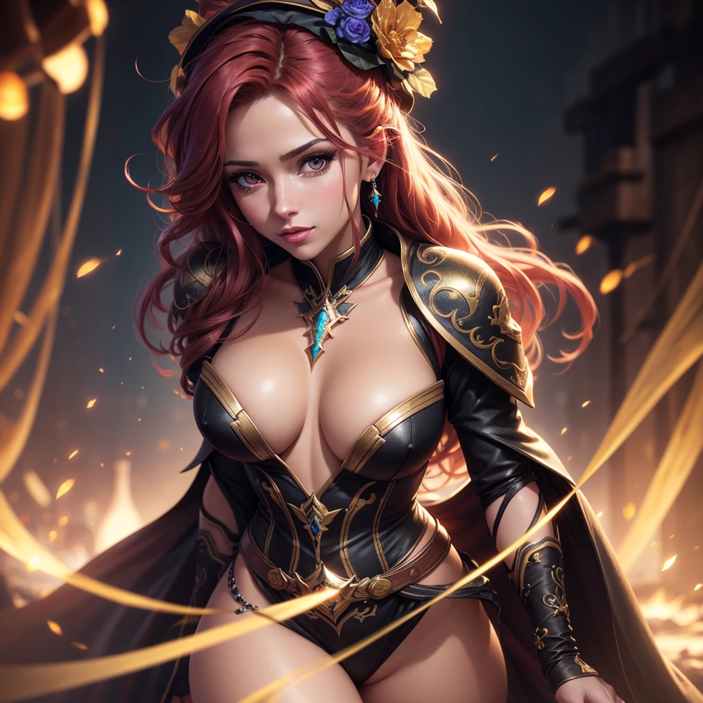 beautiful detailed eyes, beautiful detailed lips, extremely detailed eyes and face, long eyelashes, 1 girl, Kaname Buccaneer from Macross Delta, cinematic lighting, photorealistic, 8k, hyper detailed, high quality, intricate details, oil painting, vivid colors, warm color palette, dynamic pose, flowing hair, elegant dress, beautiful background, fantasy landscape, glowing particles, depth of field, volumetric lighting, Creampie