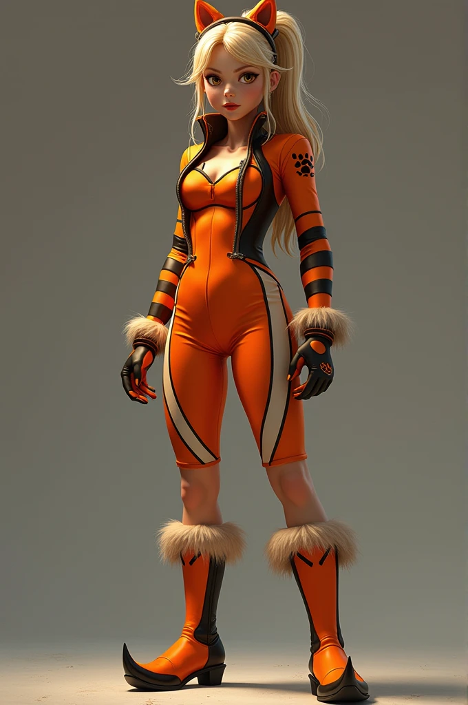 Create a cheer outfit inspired by Puss in Boots