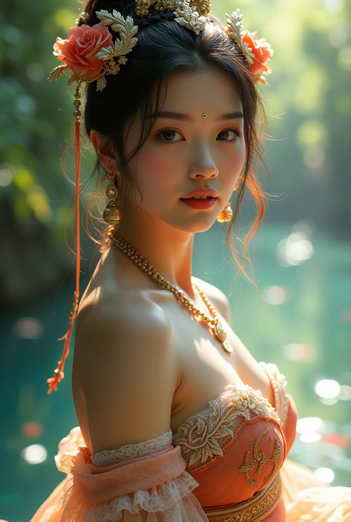 beautiful Asian girl wearing Kadita costume "It should be seductive and attractive"