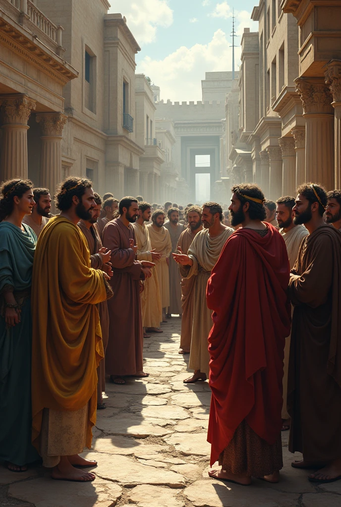 cuarta Etapa: Crossroads of the Church (year 48 d.c.))

Difficulties arise between Judeo-Christians and Hellenistic Christians.