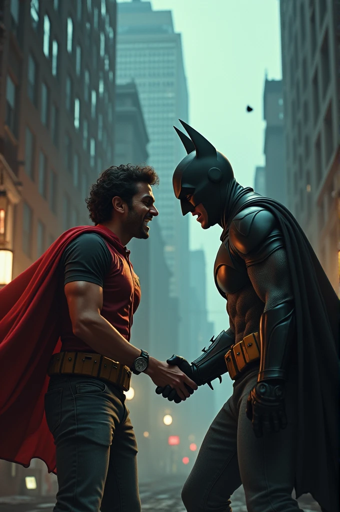 Bhuvan bam youtuber slapping Robin from batman