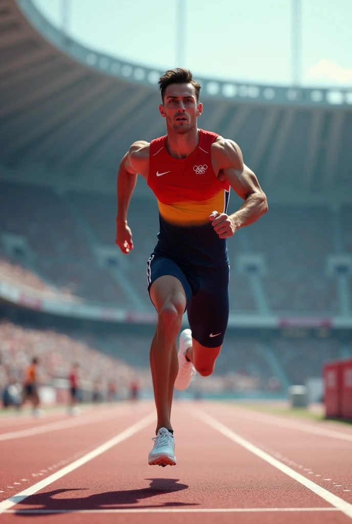 Athlete running Olympics
Thinner 