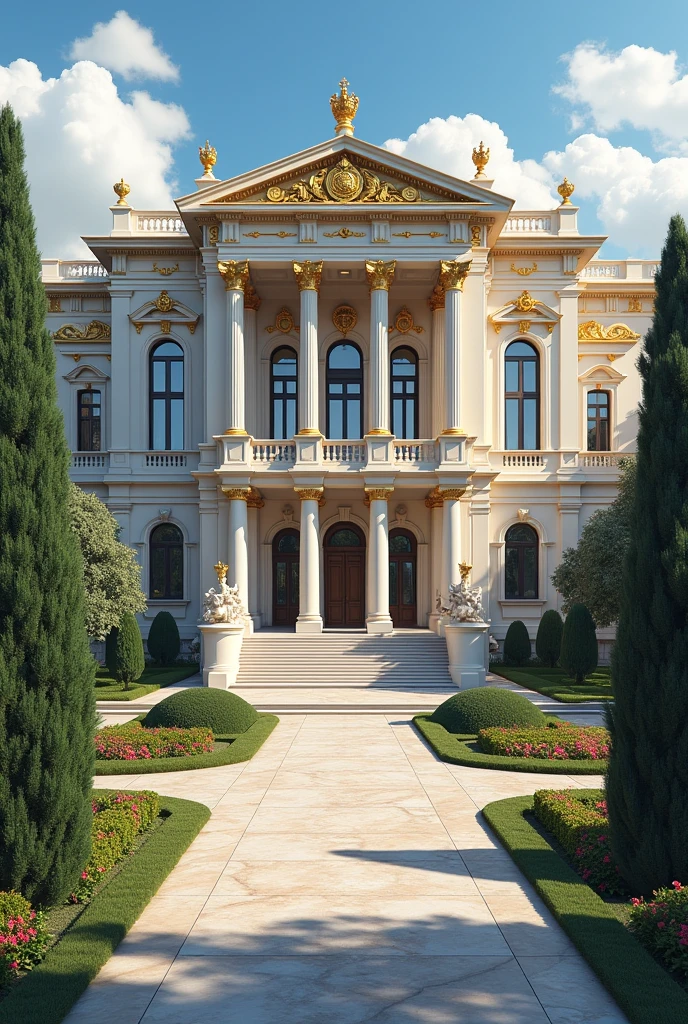 the place of the king of Greece outside
