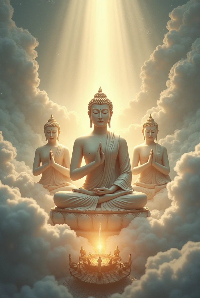 The First Buddha, Luang Phor Ruesi Lingdam, Luang Phor Pan of Wat Bang Nom Kho, are all in Nirvana.