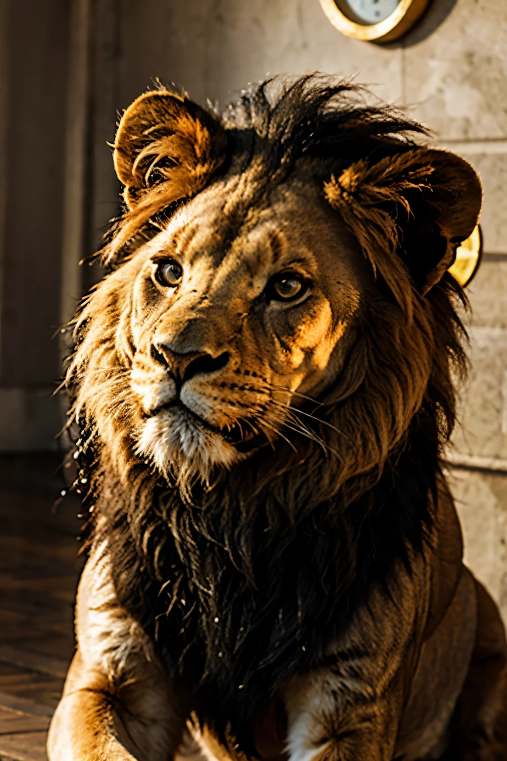 lion-shaped animal god