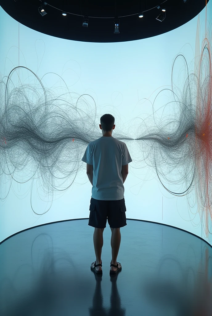 An installation drawing to easily recreate thoughts