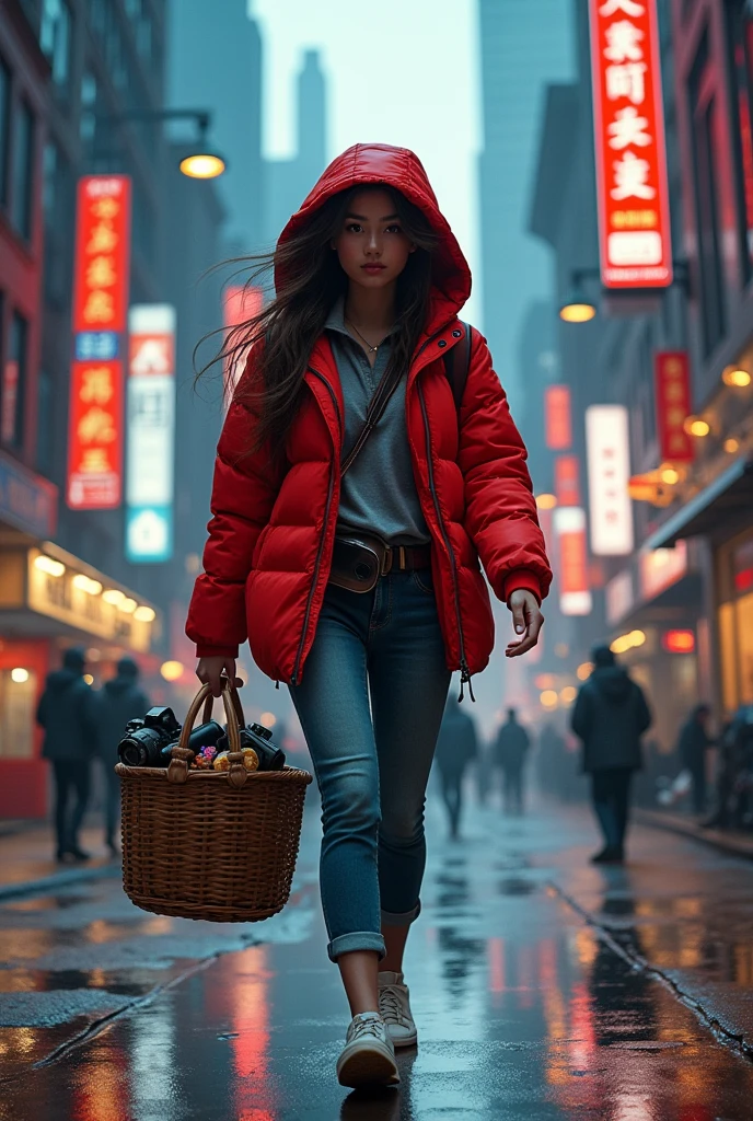 LITTLE RED RIDING HOOD PHOTOGRAPHER VERSION IN THE CITY