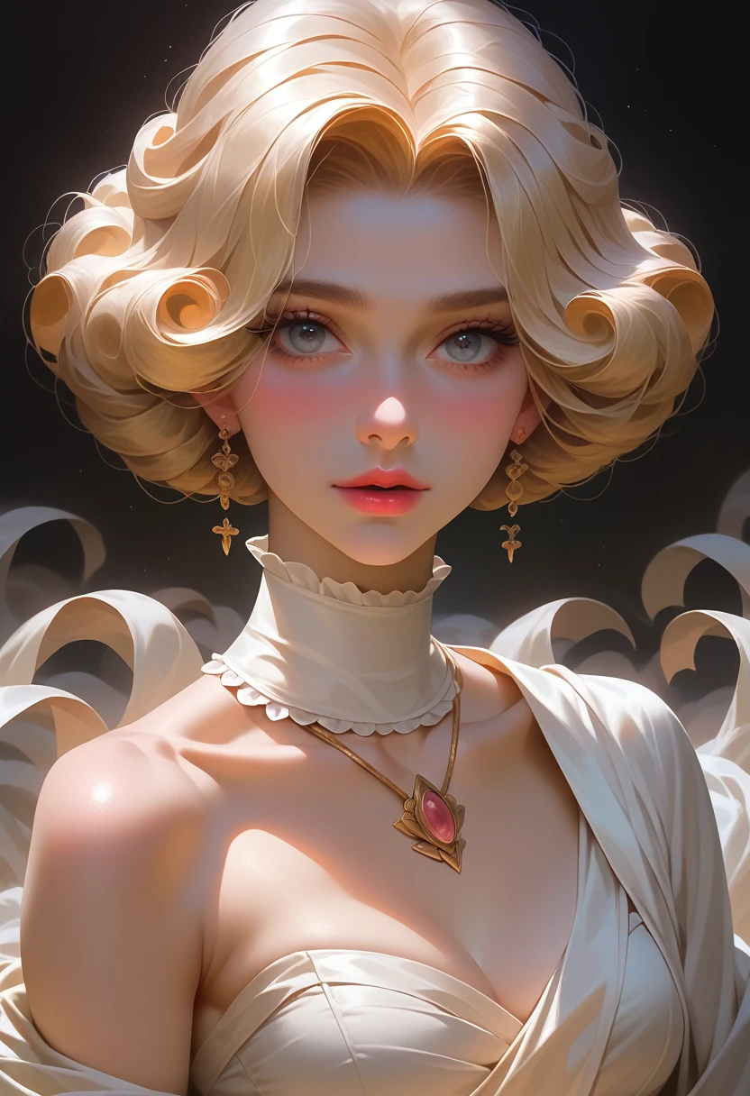 blond haired woman in a nua deitada na cama com seios enormes expostos, com a buceta lisinha,, amouranth, smooth pink skin, blonde goddess, better known as amouranth, , young beautiful amouranth, a human-like juicy peach, thicc, y 2 k cutecore clowncore, pale fair skin!!, pale milky white porcelain skin, sexy body