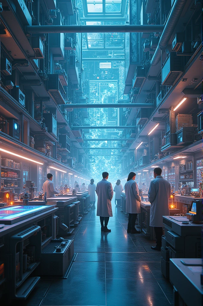 Science and tech combined image