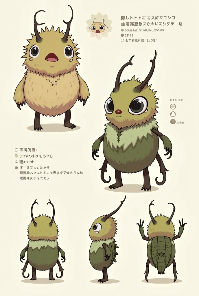 Furry reference sheet beetle