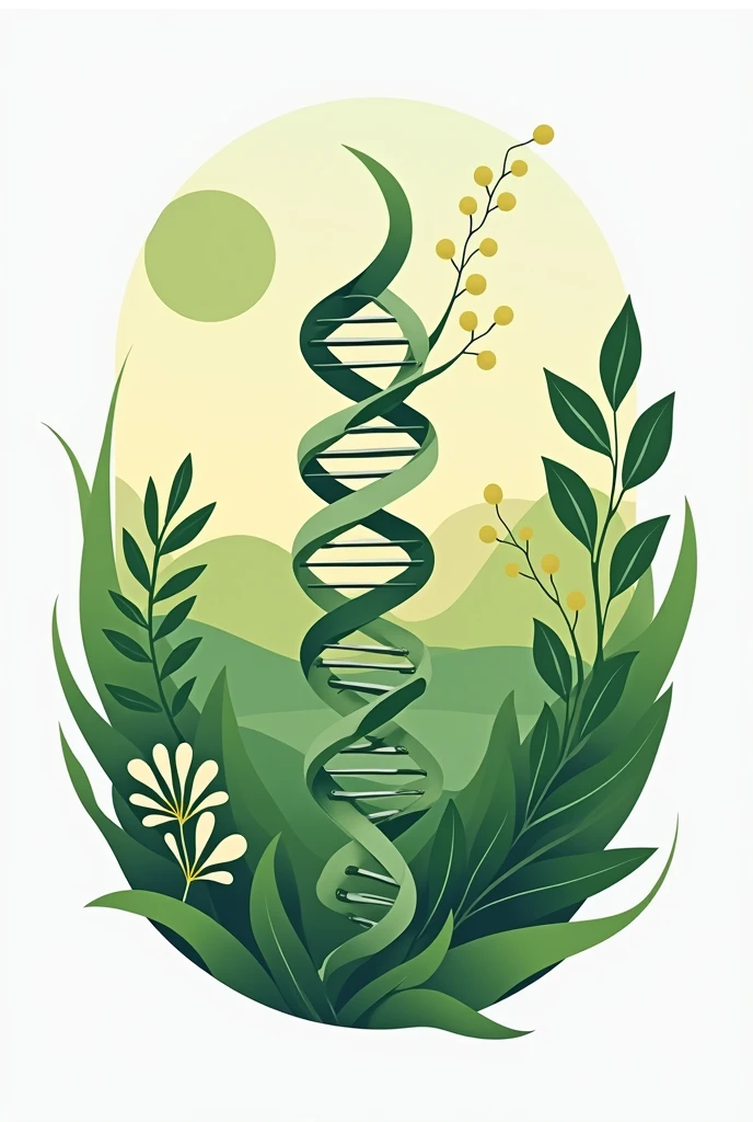Create a logo for a project " Genotoxicity of native herbs from the Pampa"