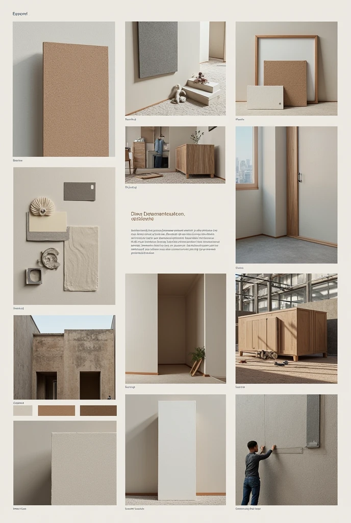 drywall construction moodboard
