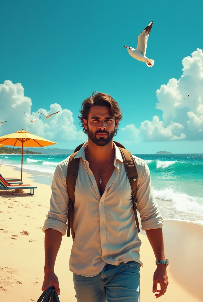 "Jason goes to the beach" movie poster