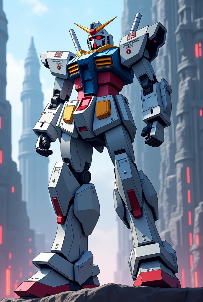 (Highest quality,4K,High resolution,masterpiece:1.2),(Anime taste)、Very detailed、Gundam