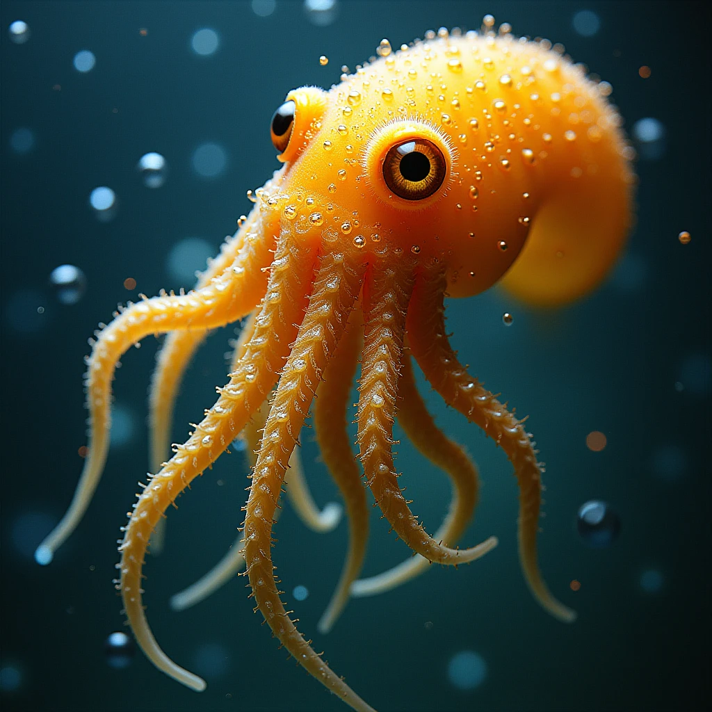 Golden Lion Squid