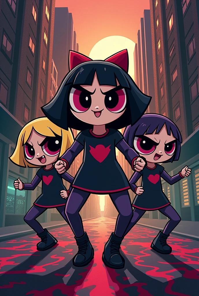 The personalities of the Rowdyruff Boys are like meaner versions of the Powerpuff Girls.
Brick's authoritarianism is equivalent to Blossom's leadership.
Boomer's stupidity is equivalent to Bubbles' sweetness.
Hyperactive behavior, Butch's erratic and violent nature is equivalent to Buttercup's toughness and strong fighting abilities.