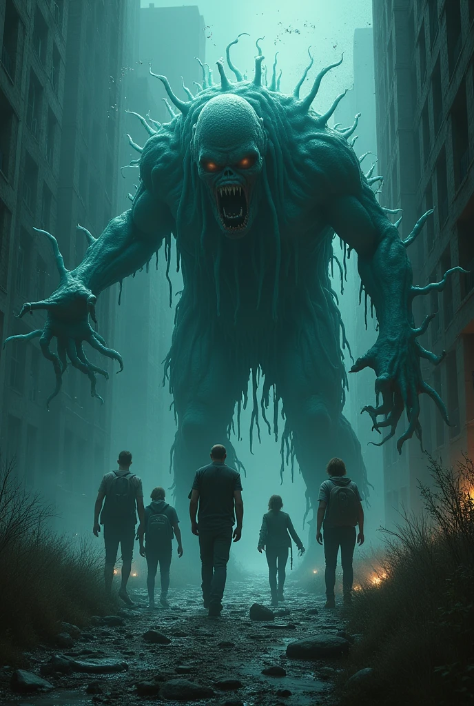 Liquid slam takes big game" horror movie poster