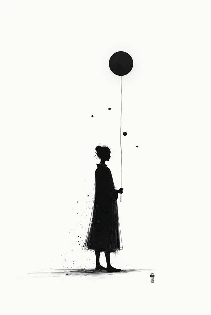 minimalist black and white drawings