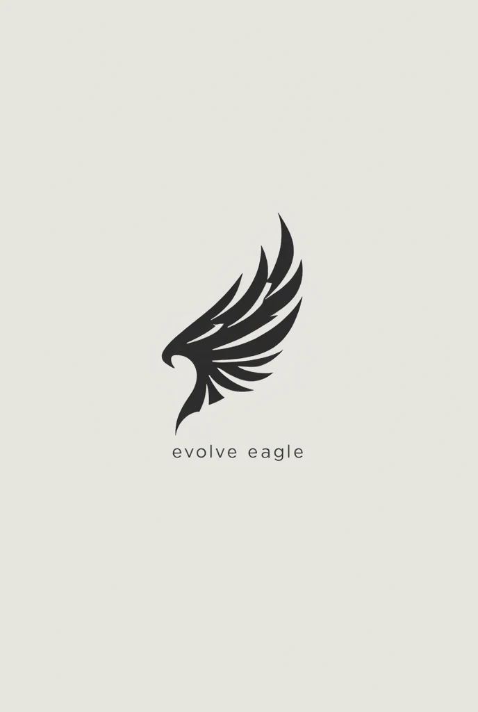 Create a logo for my sportswear brand called evolve eagle that is minimalist and I barely know what an eagle is 