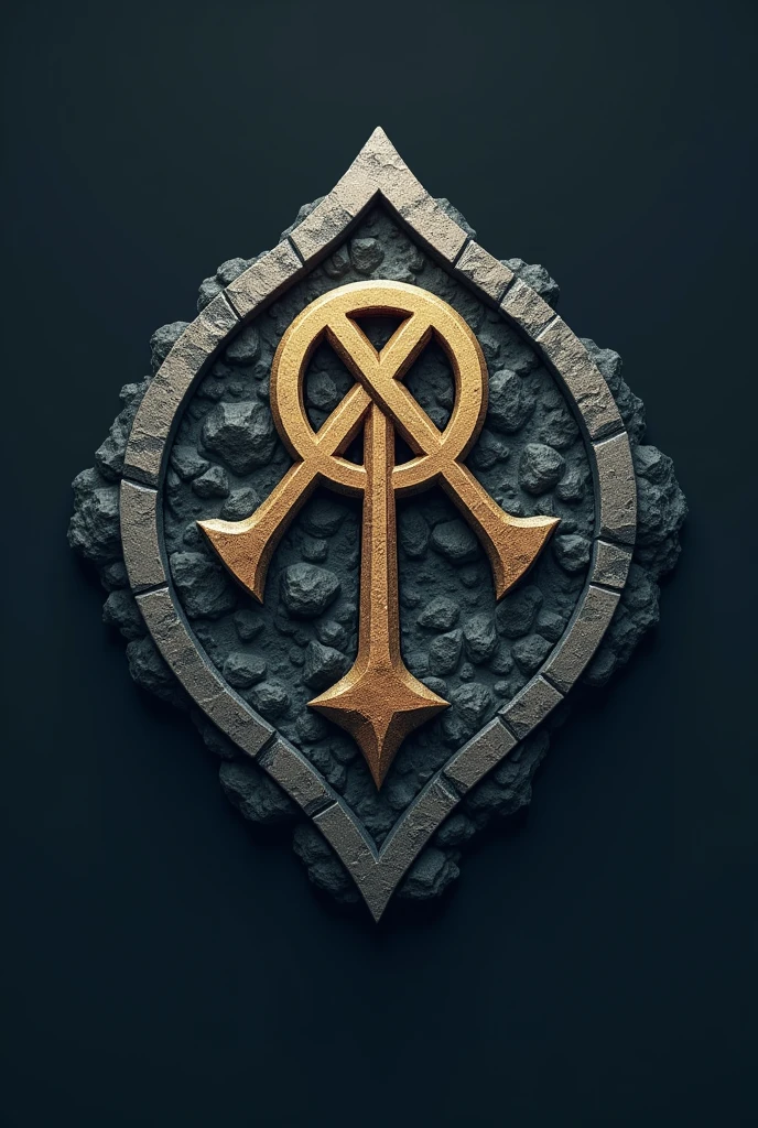 Create a logo for a mining company named Runic Mining