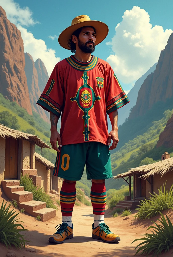 Messi version from Bolivia 
