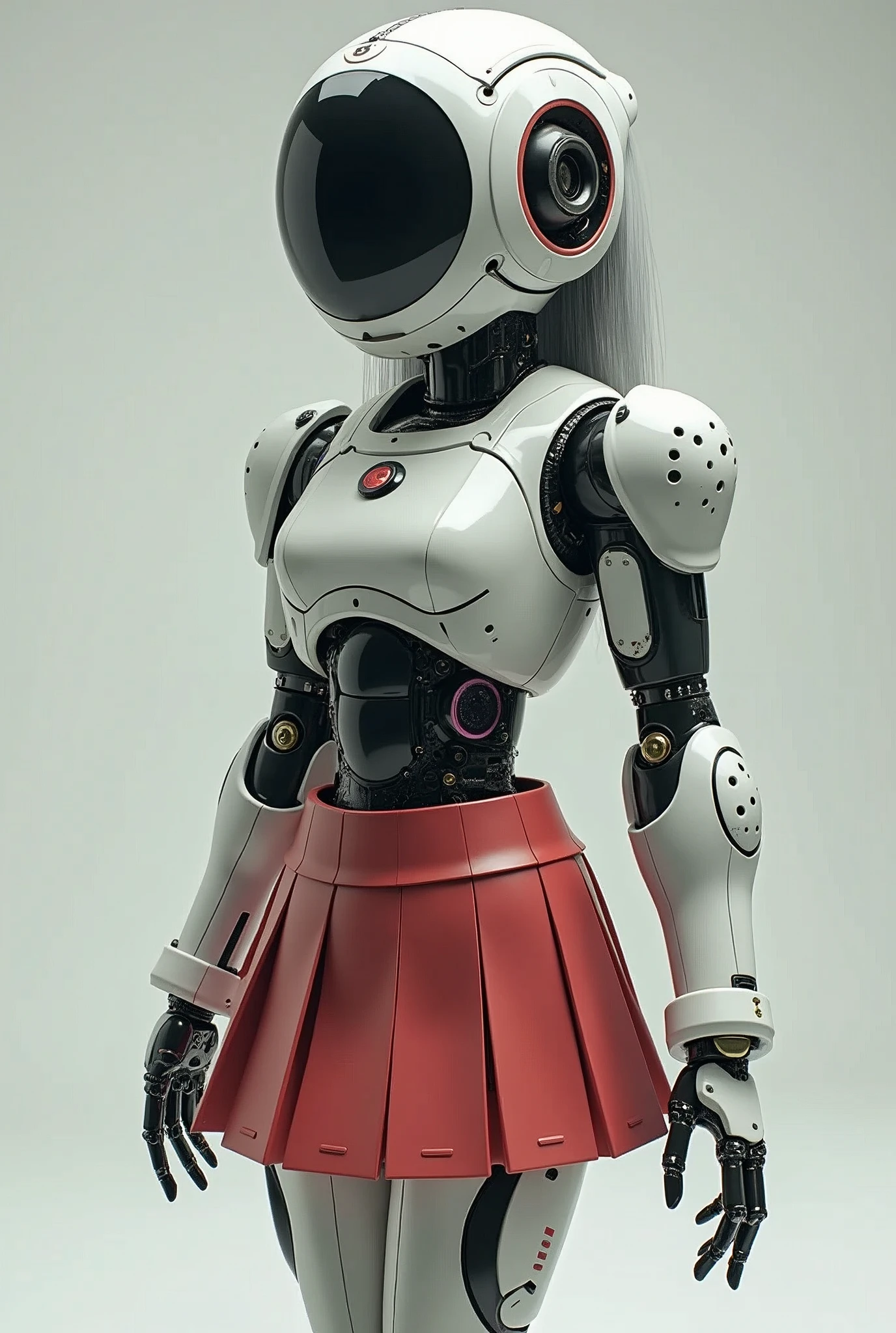 A robotic japanese school girl