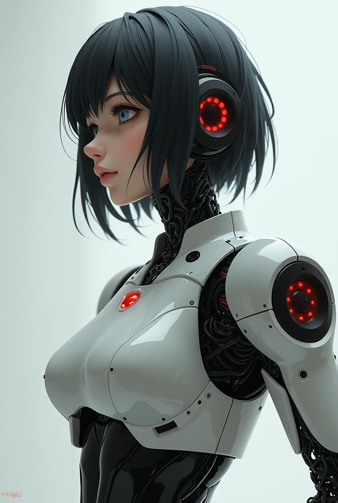 A robotic japanese school girl