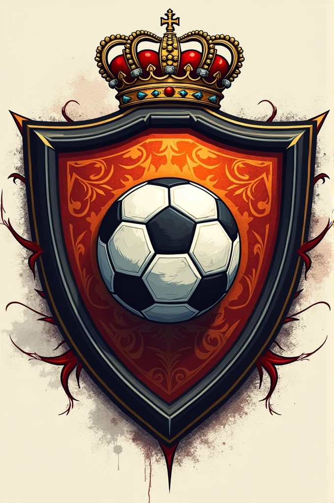 football team symbol.
in the middle of the symbol, I want it written WALL (In Portuguese)
