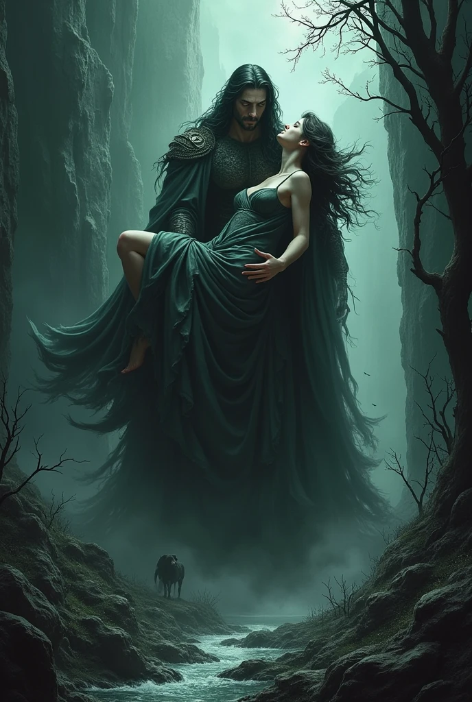 Hades kidnaps Persephone